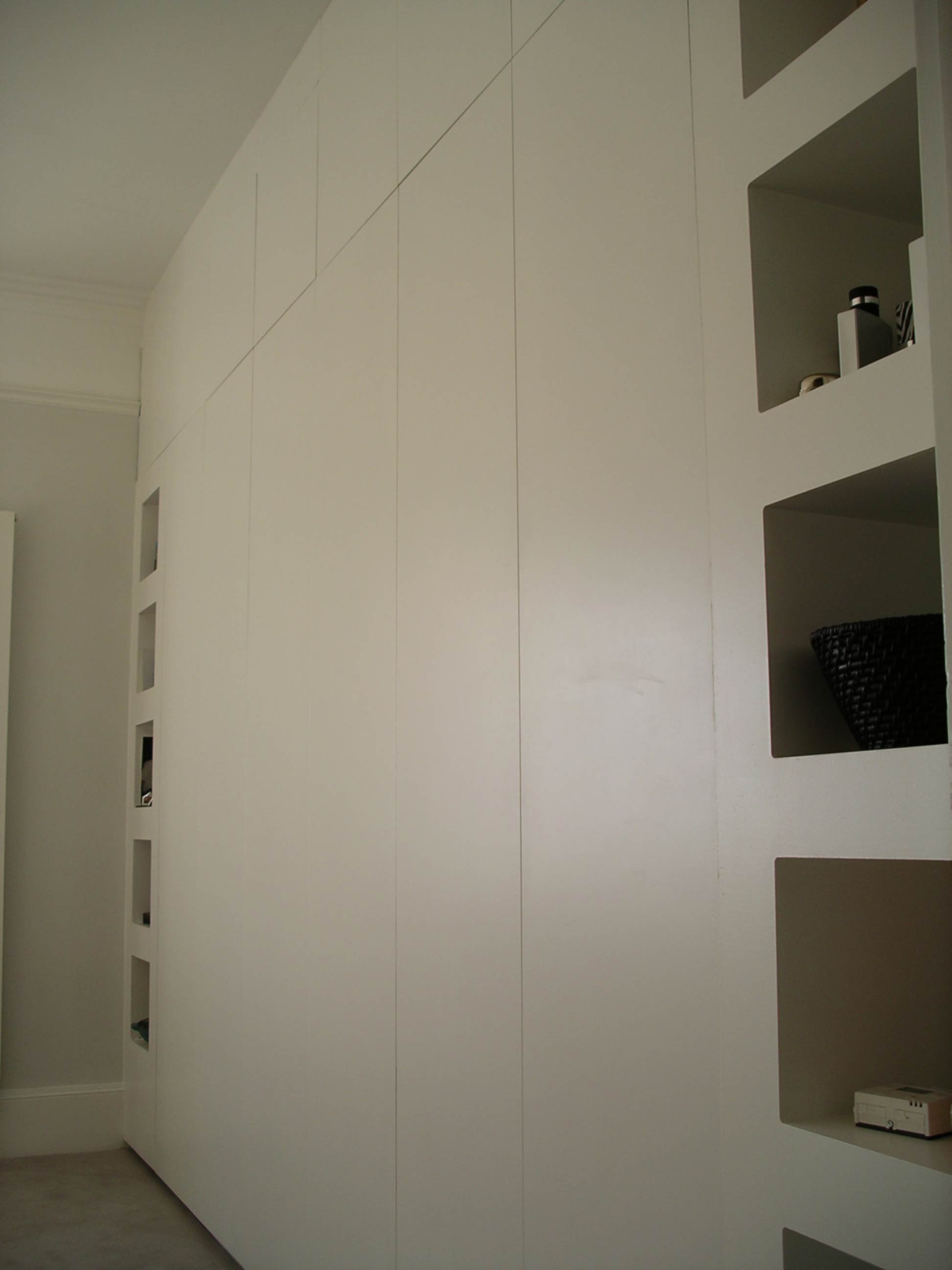 built in cupboard with contemporary design