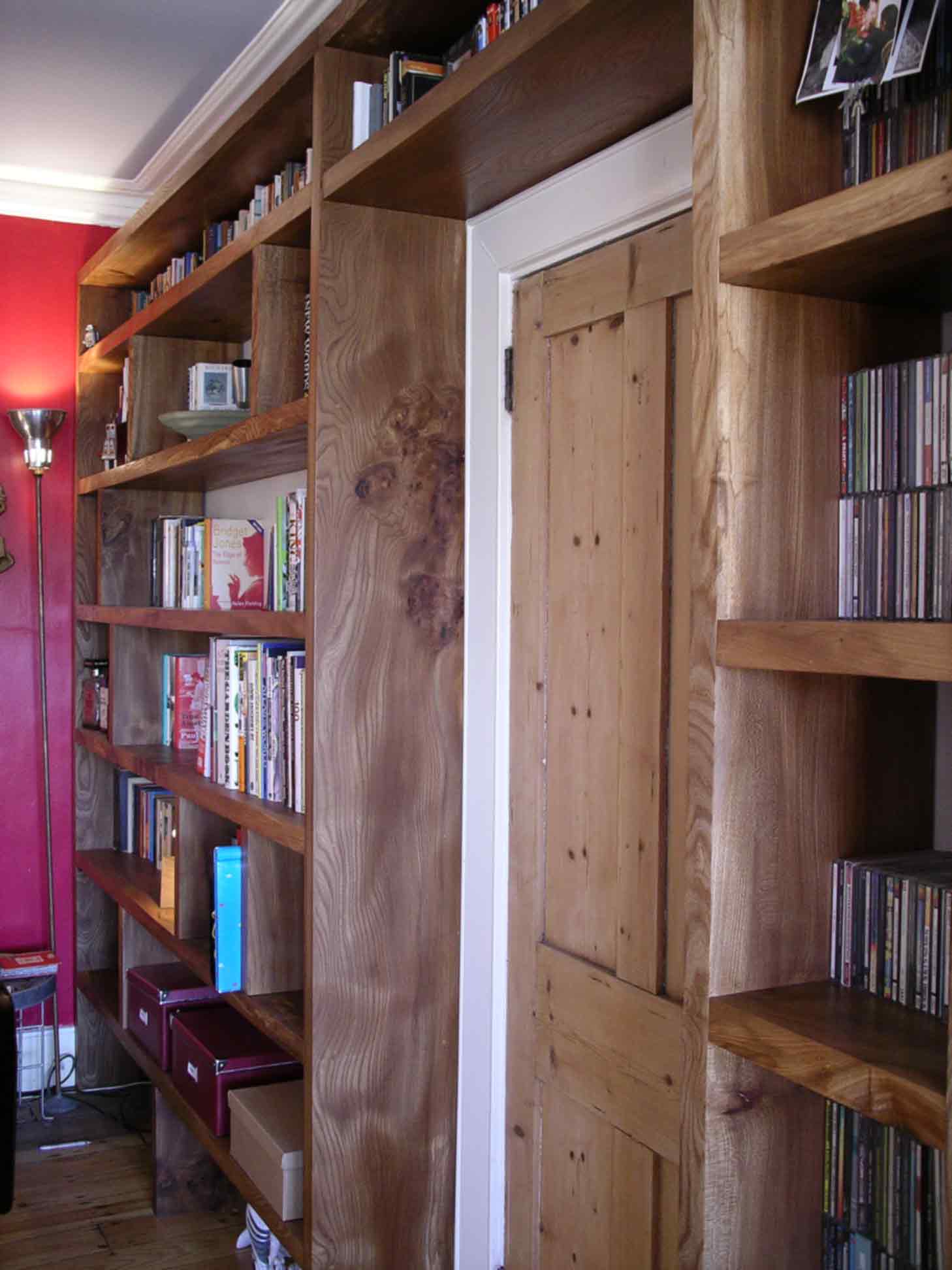 solid elm handmade bookcase
