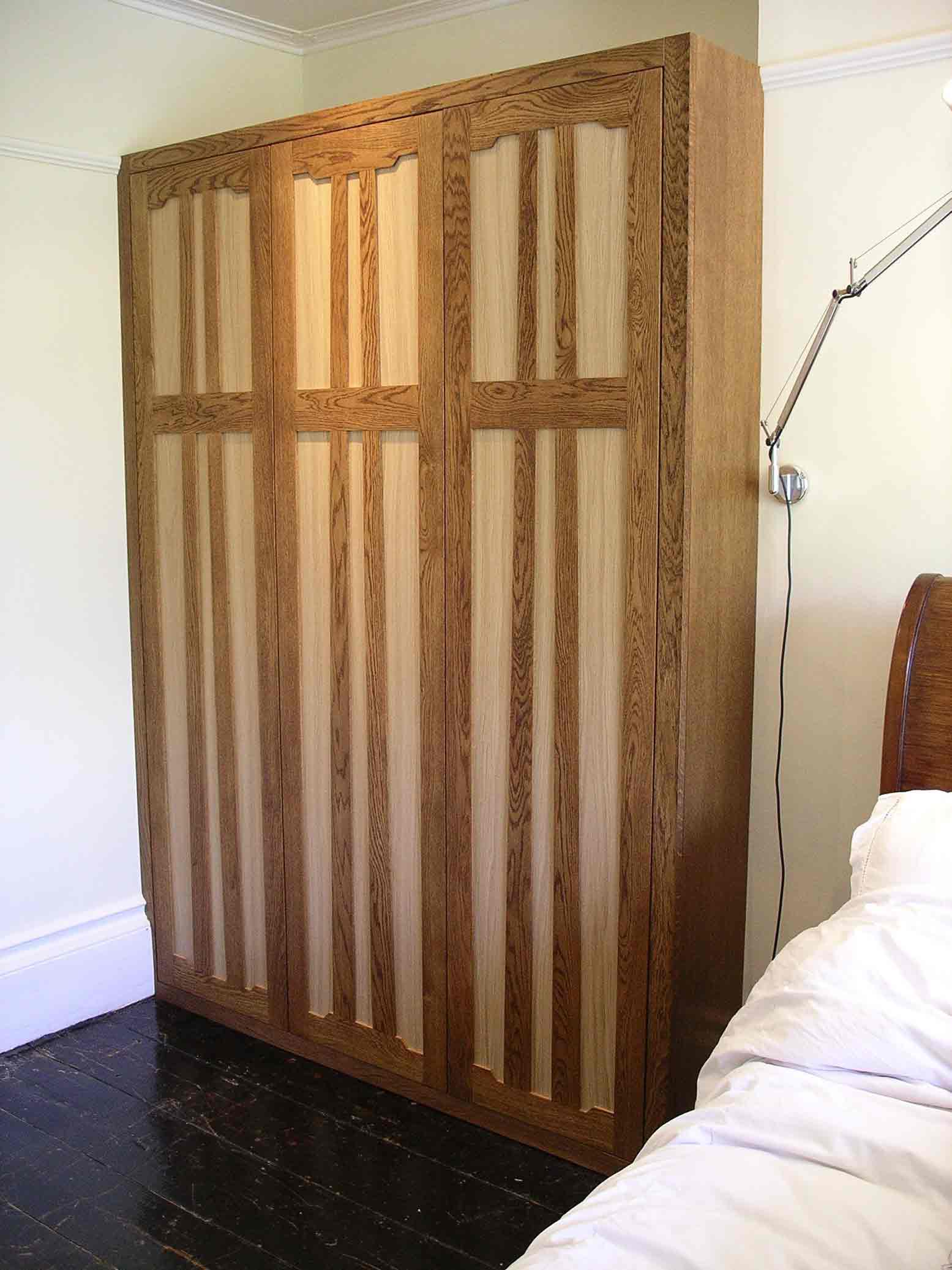 Arts And Crafts Wardrobe By Peter Henderson Furniture Brighton Uk