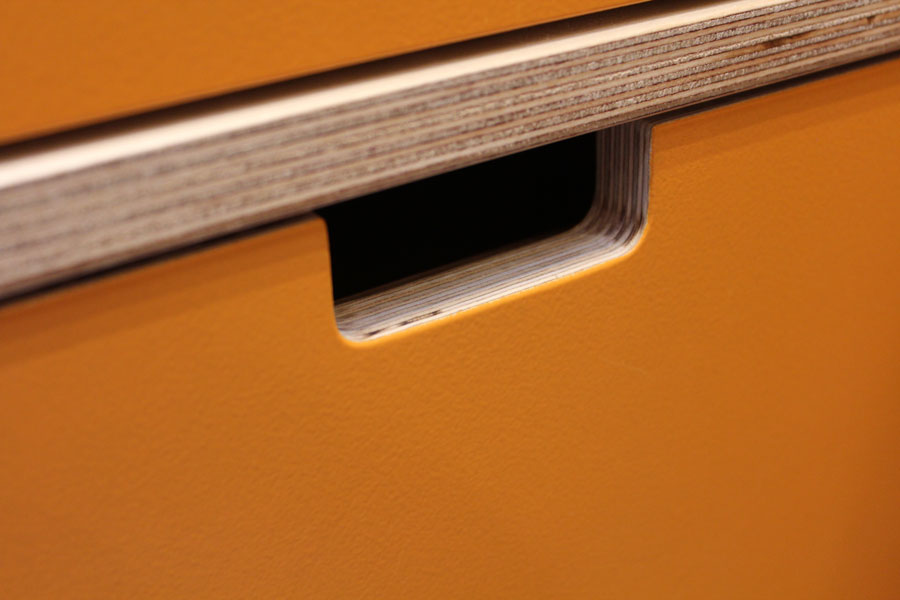 cut out drawer pull