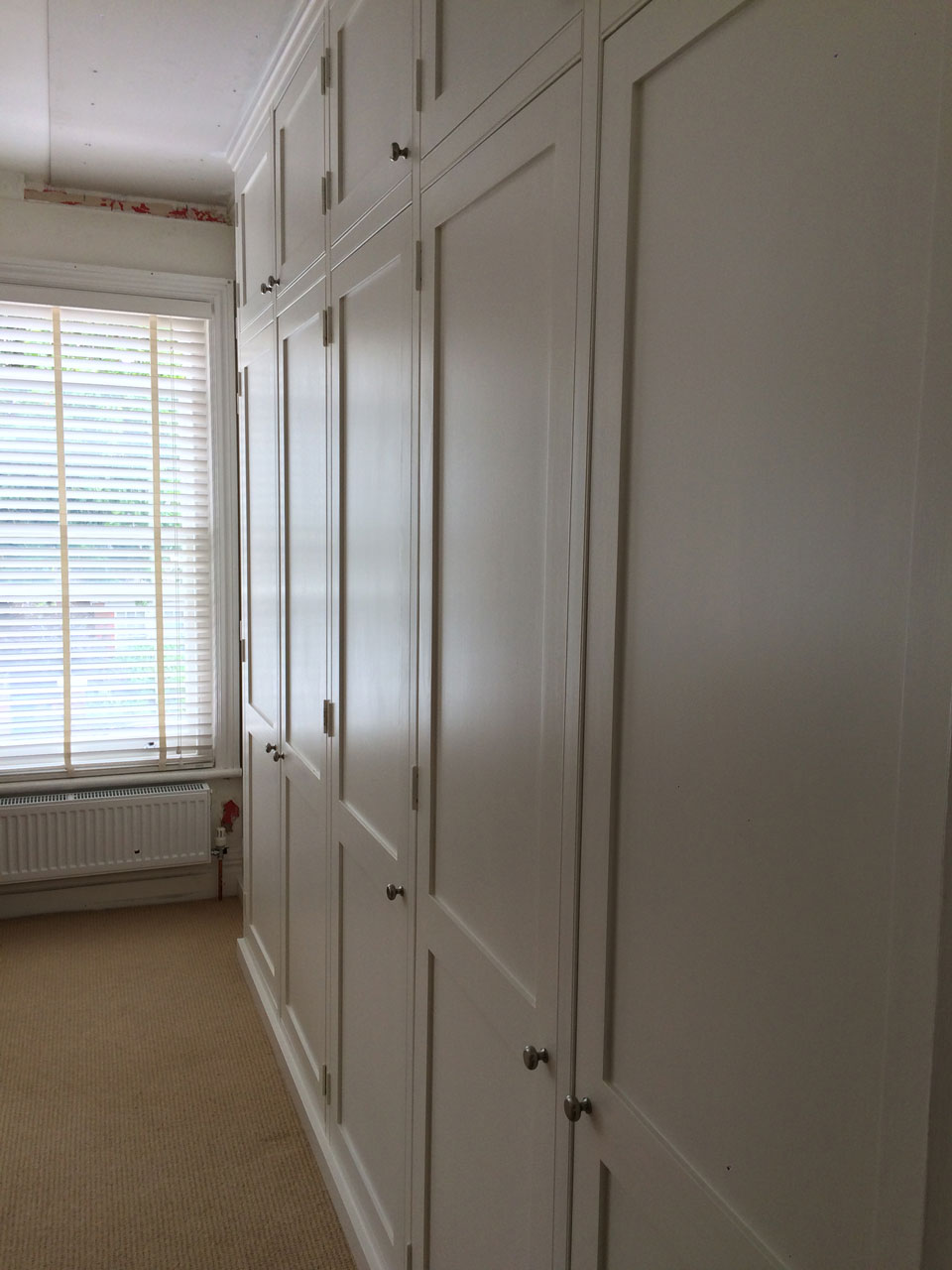 bespoke hardwood wardrobe