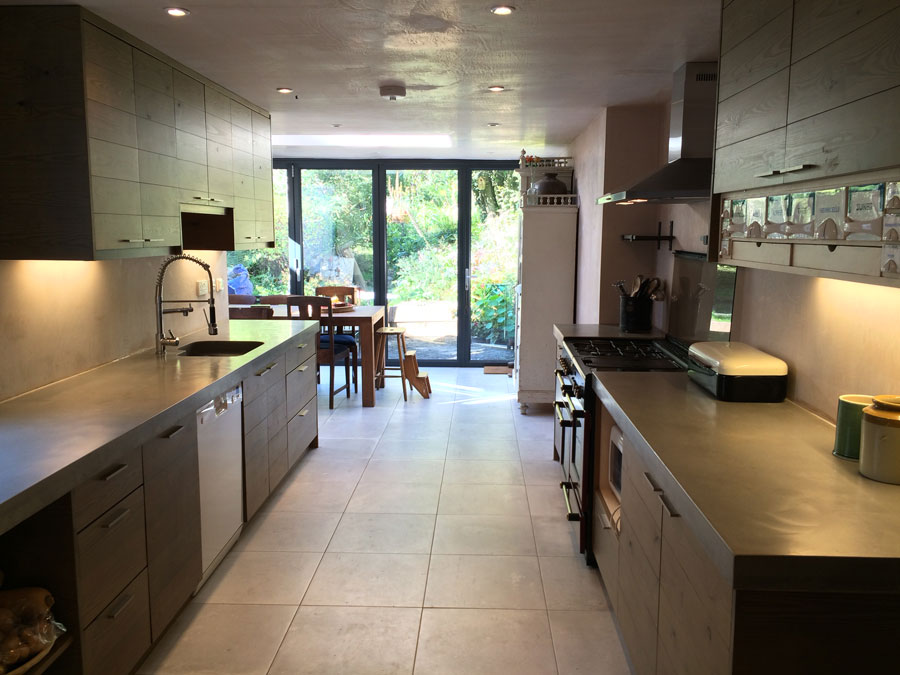 old plank kitchen