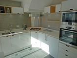 birch ply white laminate custom made kitchen